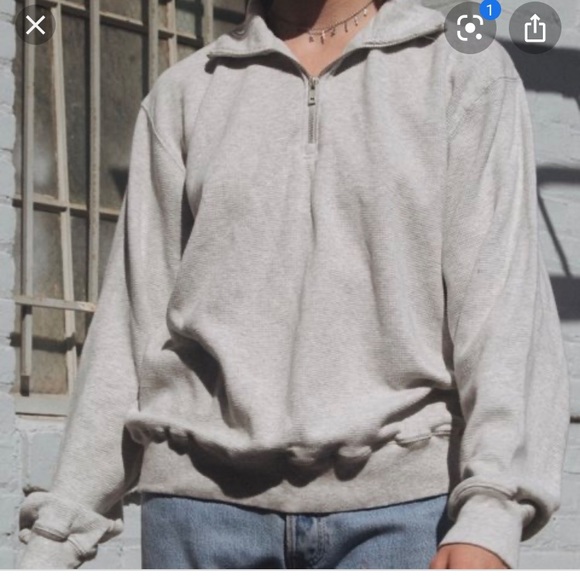 Brandy Melville Quarter Zip 